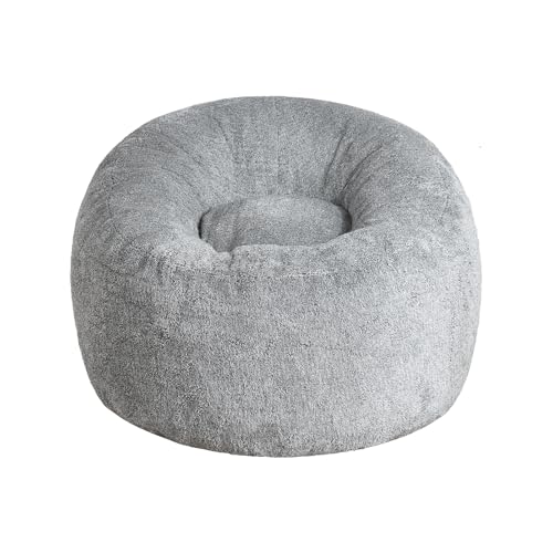SHOUREN Large Bean Bag Chair,Sherpa Fabric Bean Bag Couch...