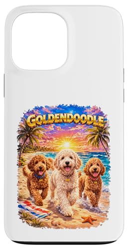 Goldendoodle �r�[�` �ʔ��� �� �q�� ���l �g���s�J�� �T���Z�b�g �X�}�z�P�[�X iPhone 13 Pro Max �p