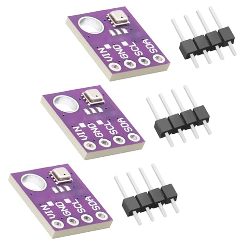 APKLVSR BME-280 Barometrischer Sensor für Temperatur, Luftfeuchtigkeit und Luftdruck,BME Feuchtigkeitssensor 5V Modul IIC I2C Kompatibel mit Arduino und Ras-pberry Pi（3 Stück）