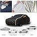 Waterproof Car Cover Compatible with Mercedes Benz GLE 230 250 280 300 320 350 2006-2025 Custom Outdoor Covers with Side Door Zipper,for All Weather Resistant Sun UV Rain Dust Snow Wind(Color:H)
