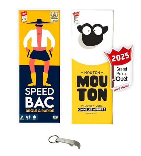 Lot Speed Bac Jaune + Mouton Mouton Version Française +