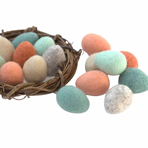 Matthew and Mae Felt Easter Eggs Set of 6 or 12- Approx. 1.75-2