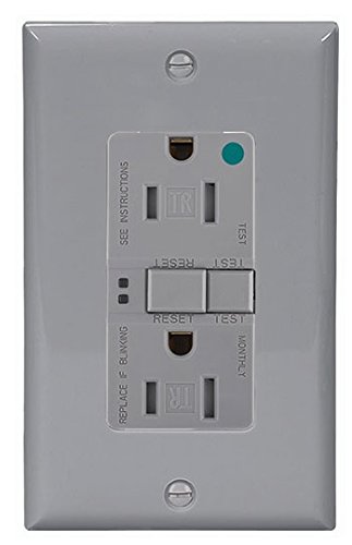 Cooper Wiring device TRSGFH20GY - GFCI TR HG Self Test Duplex 20A 125V GY