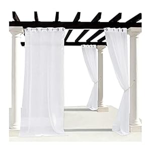 Outdoor Gazebo Waterdicht Gordijn Linnen Garen Semi-verduisterend Gaasje Zacht, Sterk, Duurzaam En Waterdicht Er Kunnen…
