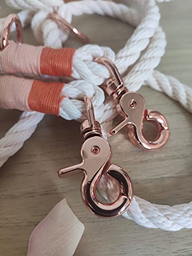 Tau Hundeleinen Halsband Set in Creme Pastell | Set Hello Spring