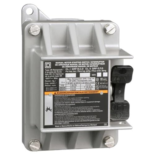 SCHNEIDER ELECTRIC 2510KR1 600-Vac Manual Switch Kplus Options