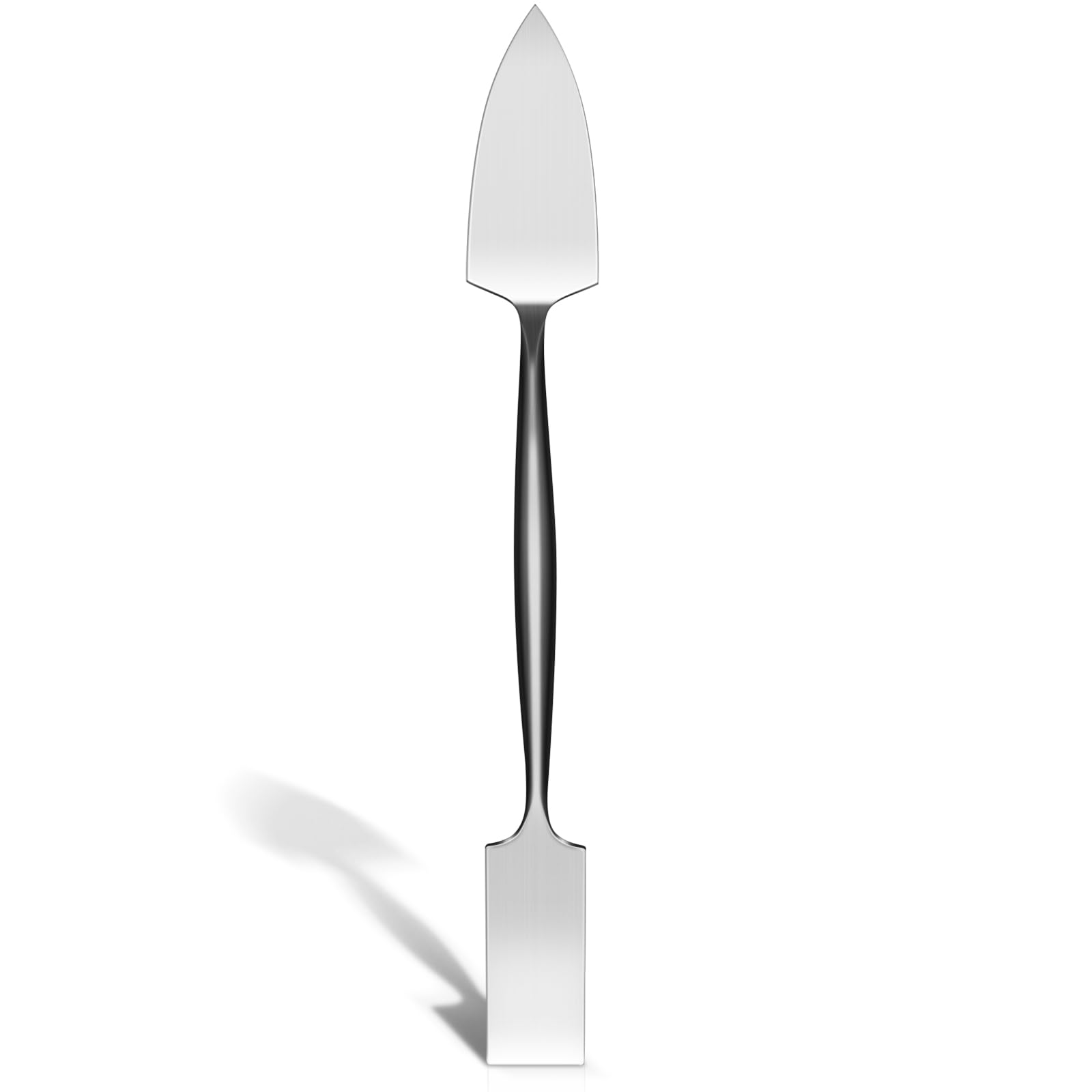 Leriton 1'' Trowel and Square Masonry Tools Forged Steel Trowel Concrete Tool Ornamental Stucco Masonry Plaster Spatula for Glazing, Patch Work,