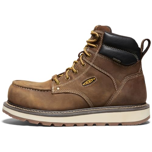 Image of KEEN Utility Men's Cincinnati 6 inch Composite Toe Waterproof Wedge Work Boots