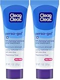 Clean & Clear, Persa-Gel 10 Acne Spot Treatment, Maximum Strength, 1 Oz (Pack of 2)