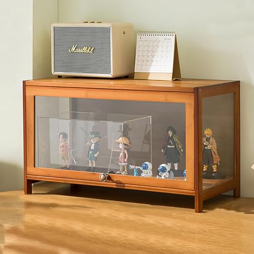 Vitrina de cristal, armario antiguo con...