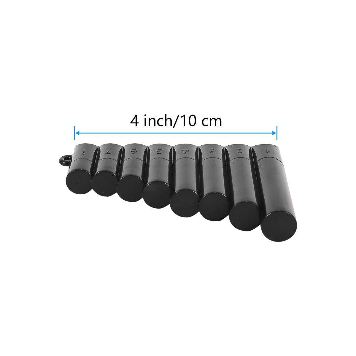 Mini Flûte De Pan Portable À 8 Tubes, Instrument De Musique Léger En ABS, Facile À Jouer, Design Compact Pour Débutants Et Cadeau