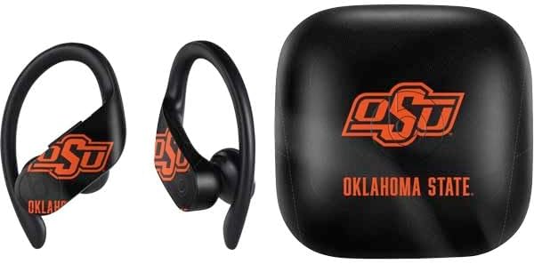 Skinit Decal Audio Skin Compatible with PowerBeats Pro - Officially Licensed Oklahoma State University Jersey Design