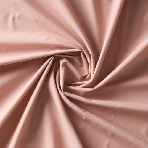 Image of 100% Pure Cotton 3 Layer Dohar, Double Bed Blanket Comforter, (90''X100'' / 230X254 CM), Uni Plain, Skin Friendly Dohar, Color - Cloud Rose