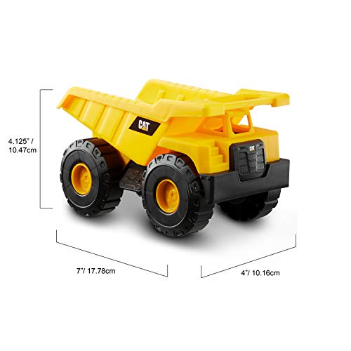 Caterpillar 82360 Bouwvoertuigen Mini Crew 3 Pack-Dump Truck, Wiellader & Graafmachine, Geel