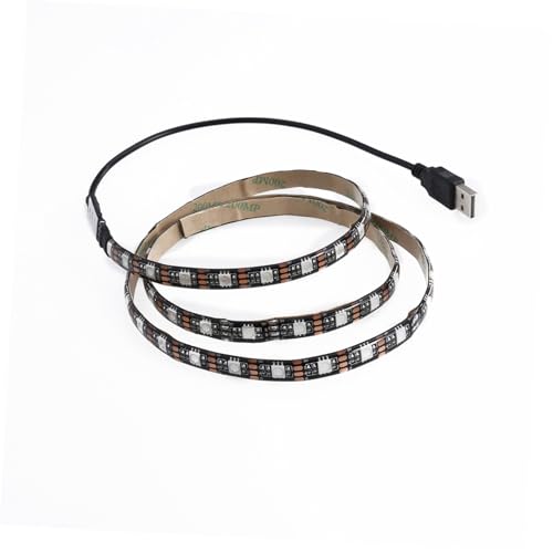 Tira de luz LED RGB USB 1 m FOYTOKI miniatura 1