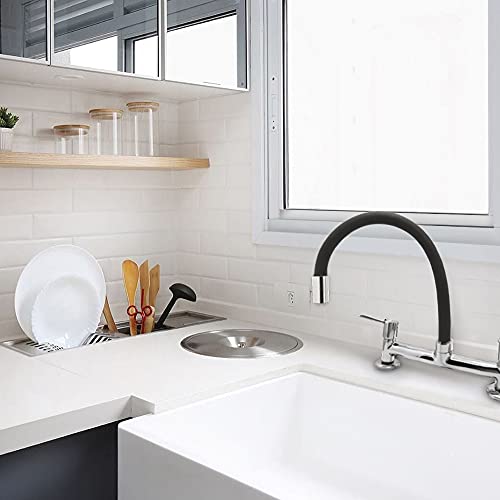 Torneira Misturador Cozinha Color Flexivel Preto Mesa Meli