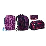  Satch Schulrucksack Set 4-TLG Pack Pink Bermuda Rosa