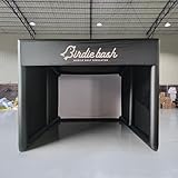 1690USD 15'W x 13'D x 13'H Portable Inflatable Golf Simulator Enclosure, Heavy-Duty Commercial PVC Tarpaulin, Indoor & Outdoor Compatible with Screen and Blower