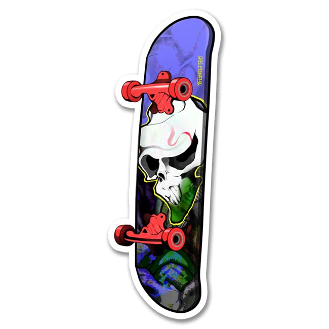 Amazon.co.jp: スケボー ドクロ2-強粘着・UVカット・耐水ステッカー