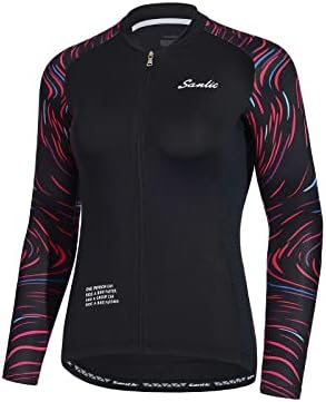 Santic Maillot Ciclismo Mujer Manga Larga Maillot Bicicleta Monta...
