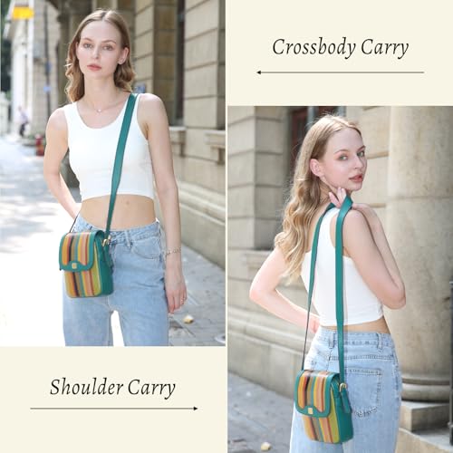 Crossbody Bags Small Purse for Women: Genuine Leather Shoulder Bag Lightweight Purses Crossbody Wallet with Card Slots2
