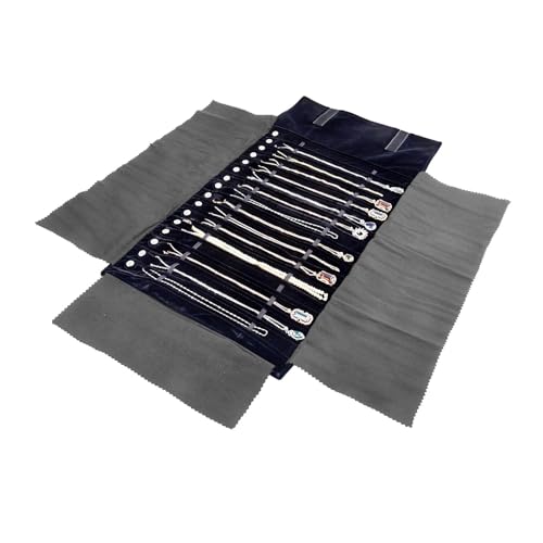 Organizador portátil y enrollable de joyas ideal para lucir tus collares en las vacaciones