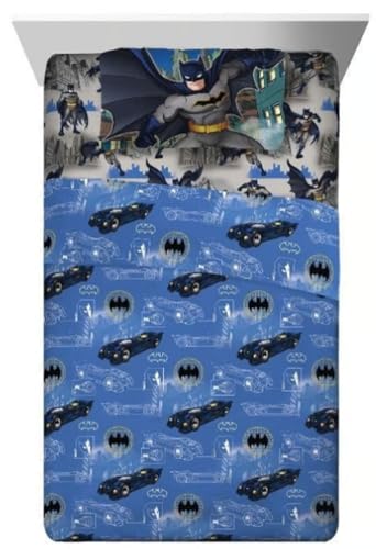 Batman Bat Alley 3 Piece Twin Sheet Set