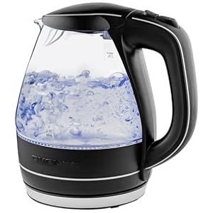 OVENTE Electric Kettle, 1.5L Borosilicate Glass...