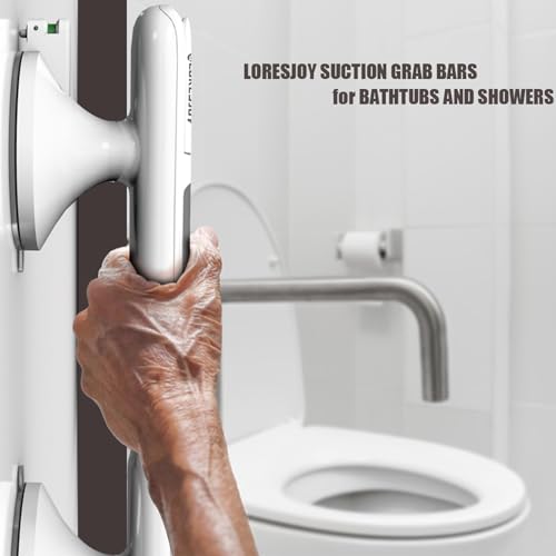 Poignée de douche ventouse robuste barre d'appui de salle de bain mobile - 6