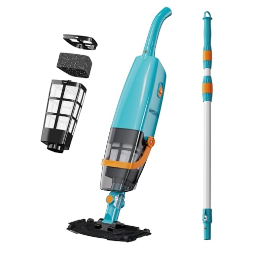 LVKE L2 Cordless Handheld Pool Vacuum for Above Ground Pool with Telescopic Pole