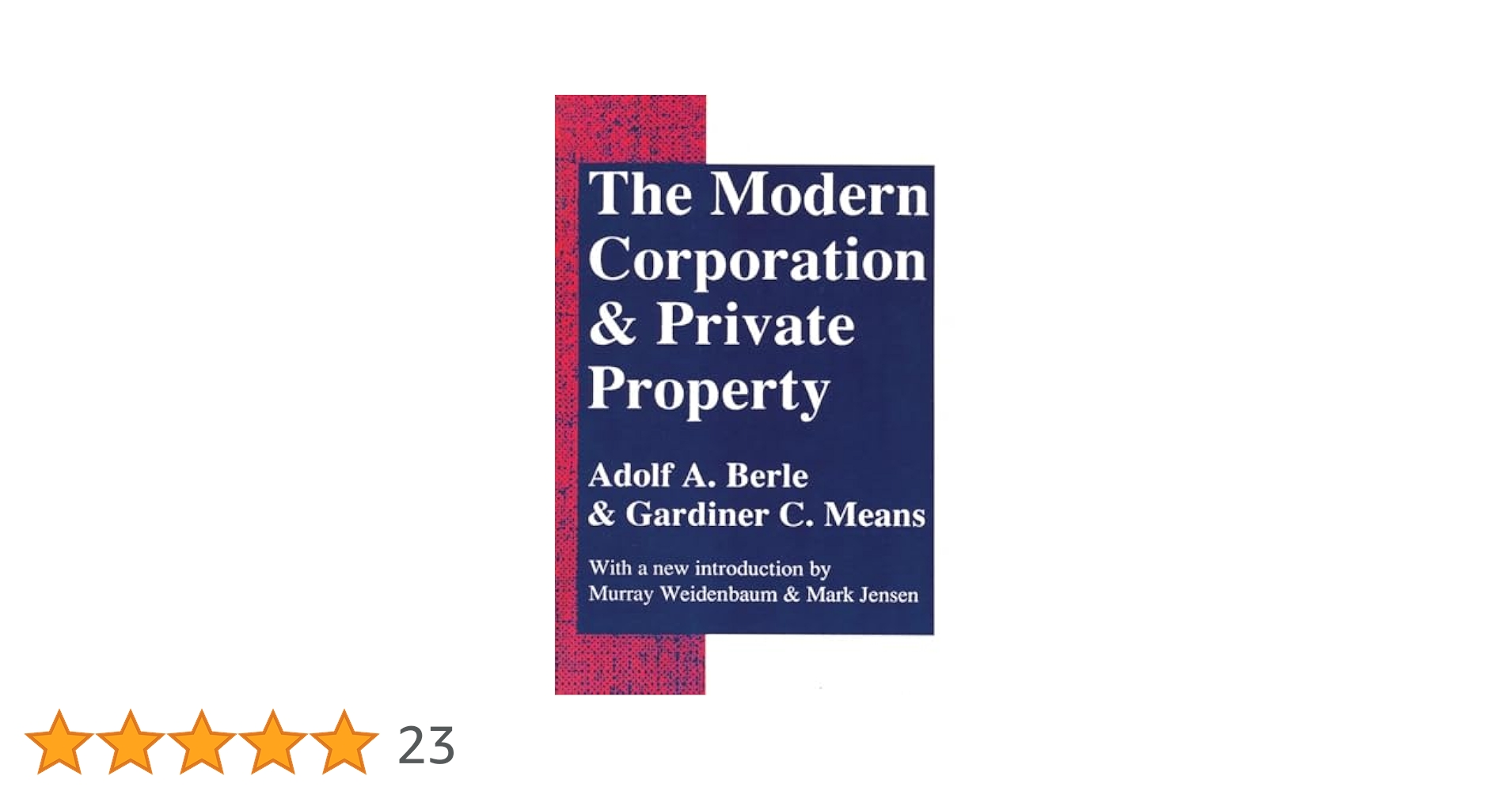The Modern Corporation and Private Property: Berle, Adolf A