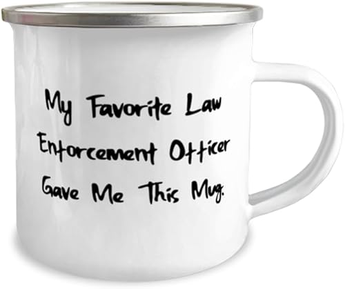 Miniatura 2 de Epic Law enforcement officer Gifts, My Favorite Law Enforcement, Love Birthday 12oz Camper Mug Gifts For Friends From Friends, Funny cop mug, Funny