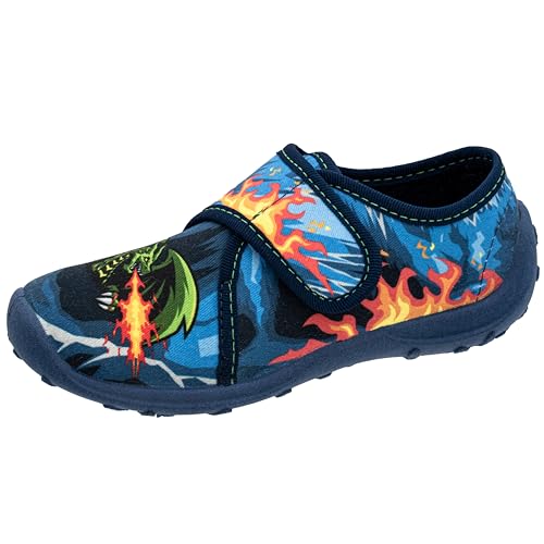 Fischer Markenschuh Kinder-Klett-Hausschuh