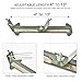MONOBIN 2 in 1 Paracord Metal Jig, Adjustable Length para Cord Maker- Weaving DIY Craft Paracord Tool 4