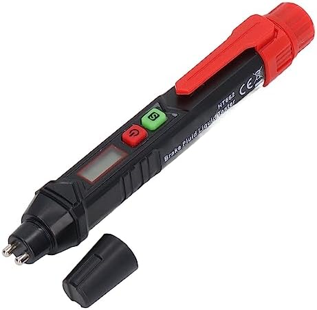 Brake Fluid Tester, DOT3 DOT4 DOT5.1 Brake Fluid Moisture Tester, Oil Moisture Analyzer Brake Fluid Tester Pen for Check Engine Automotive