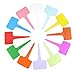 BeautyMood New 120PCS Plastic Waterproof Plant Nursery Garden Labels T-type Tags Markers Plant Stakes Re-Usable Plant Labels, 12 Colors