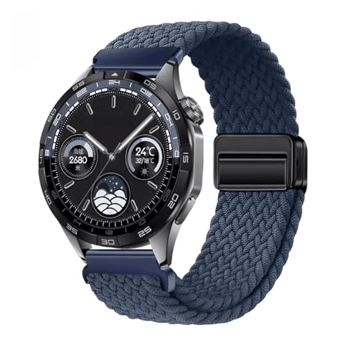 Bracelet nylon 20 mm bleu profond idéal pour le sport et le quotidien dynamique
