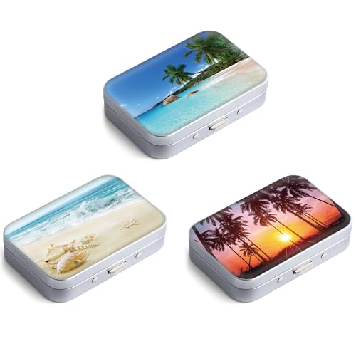 Image of Portable Dental Floss Case - Easy to Store Floss Picks, Perfect for Travel, Hotels, Dinners, Appointments, Landscape 3 Piece, 1 Foot (Pack of 1)