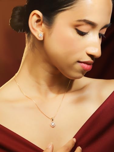 Image of Rubans AD Zircon Chic Pendant Necklace for Woman Stylish
