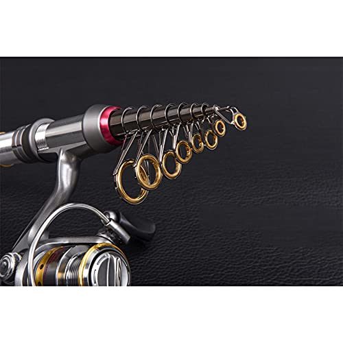 Combo de pesca telescópico para viaje y senderismo con caña ligera de carbono y accesorios 3