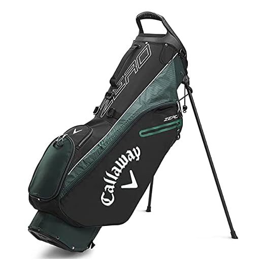 Callaway HL Zero Double Strap 2020, Adultos Unisex, Verde Hunter/Negro/Blanco, Talla Única