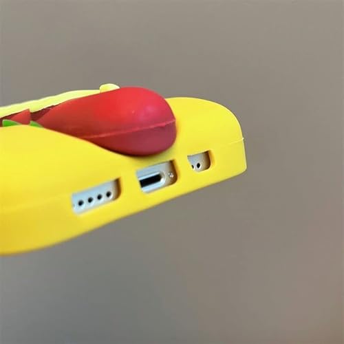 Ultra Thick Soft Silicone Big Hot Dog Case For Apple Iphone 14 13 Iphone13 Iphone14 Huge Hotdog Food Stylish High Fashion Cool Fun Cute Lovely Creative Unique Girls Kids Women Men #TOP6
