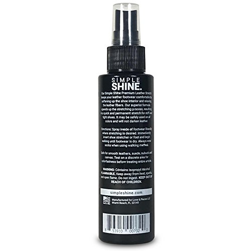 Premium Leather Stretch Spray | Liquid Stretching Shoes, Boots & Gloves Leather, Suede, Nubuck | Safe Stretcher 4oz - Thumbnail 4