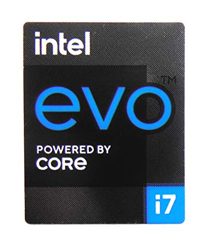 VATH Sticker Compatible with Intel EVO Powered by Core i7 18 x 22mm / 11/16