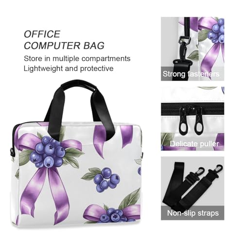 Bolso maletín para laptop 13-15.6 pulg ALAZA azul con estampado miniatura 6