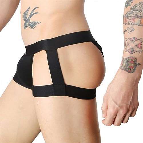 Evankin Men Sexy Briefs Hollow Out Cotton Underwear Jockstrap Leggings Bulge Pouch Lingerie3