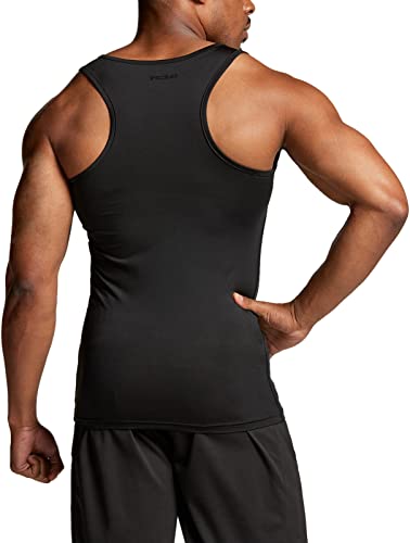 TSLA Men's Athletic Compression Sleeveless Tank Top, Cool Dry Sports Running Basketball Workout Base Layer3