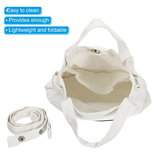 PATIKIL Lunch Box for Women/Men, Lunch Bag Thermal Tote Bag Reusable Lunch Container 7.5x4.7x7.9 Inch for Work Picnic Outdoor White - Image 4