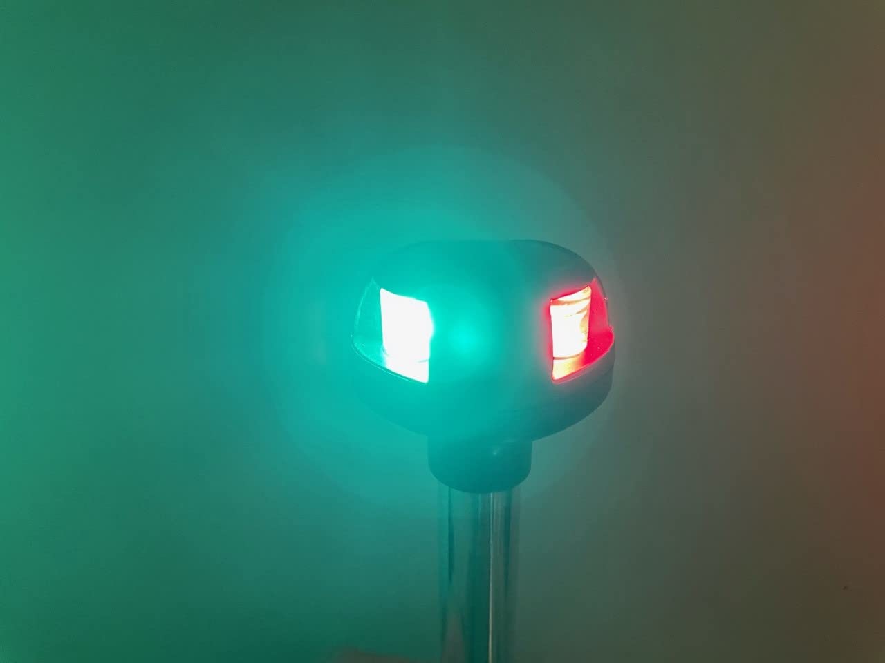 Pactrade Marine LED Bi-Color Bow Light – Red/Green, Stainless Steel 304, 2NM Visibility, IP66