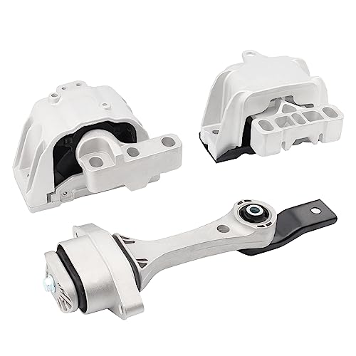 Engine Motor and Transmission Mount Kit Compatible with Beetle 1998-2005 1.8L 2.0L & Derby 2001-2009 1.8L 2.0L & Golf 1999-2006 1.8L 2.0L & Jetta 1999-2005 1.8L 2.0L OE A6929 A6935 A6930 Set of 3
